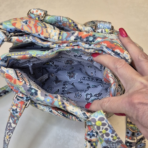 Vera Bradley SET Citrus Paisley Floral Crossbody Bag & Large Wallet - Picture 3 of 11